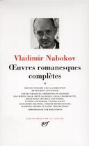 Couverture du livre « Oeuvres romanesques complètes Tome 2 » de Vladimir Nabokov aux éditions Gallimard