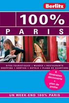 Couverture du livre « 100% ; Paris » de Evelyn Ter Bekke aux éditions Berlitz