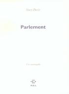 Couverture du livre « Parlement(une cometragedie) » de Doris S aux éditions P.o.l