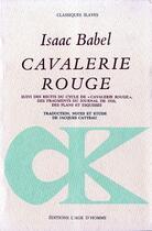 Couverture du livre « Cavalerie rouge » de Isaac Babel aux éditions L'age D'homme