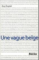 Couverture du livre « Une vague belge » de Guy Duplat aux éditions Lannoo