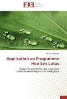 Couverture du livre « Application au programme hoa sen lotus » de Nguyen-L aux éditions Editions Universitaires Europeennes