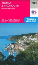 Couverture du livre « Truro falmouth & roseland peninsula » de  aux éditions Ordnance Survey