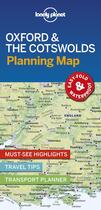 Couverture du livre « Oxford & the cotswolds planning map 1ed -anglais- » de  aux éditions Lonely Planet France