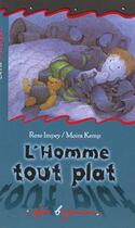 Couverture du livre « L'homme tout plat » de Impey/Kemp aux éditions Gallimard-jeunesse