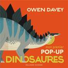 Couverture du livre « Mon premier pop-up dino » de Owen Davey aux éditions Gallimard-jeunesse
