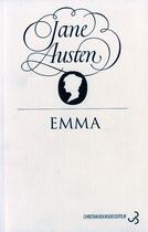 Couverture du livre « Emma » de Jane Austen aux éditions Christian Bourgois