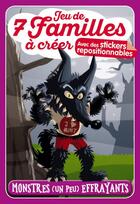 Couverture du livre « Jeu de 7 familles - monstres (un peu) effrayants » de Gom'Z aux éditions Le Temps Apprivoise