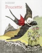 Couverture du livre « Poucette » de Hans Christian Andersen et Anna Karlson aux éditions Thierry Magnier