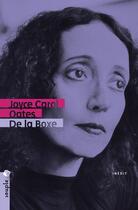 Couverture du livre « De la boxe » de Joyce Carol Oates aux éditions Tristram