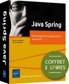 Couverture du livre « Java spring : développement d'applications jakarta EE » de Thierry Richard et Herve Le Morvan aux éditions Eni
