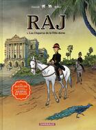 Couverture du livre « Raj Tome 1 ; les disparus de la ville dorée » de Wilbur et Didier Conrad aux éditions Dargaud