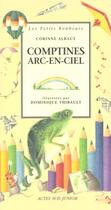 Couverture du livre « Comptines arc-en-ciel - les petits bonheurs » de Corinne Albaut aux éditions Actes Sud