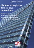 Couverture du livre « Histoires managériales en Europe Centrale et Orientale » de Olivier Lluansi aux éditions Ma