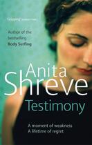 Couverture du livre « TESTIMONY » de Anita Shreve aux éditions Abacus