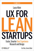 Couverture du livre « UX for Lean Startups » de Laura Klein aux éditions O`reilly Media
