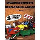 Couverture du livre « Sylvain et Sylvette T.24 ; des pas dans la neige » de Jean-Louis Pesch aux éditions Dargaud