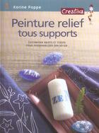 Couverture du livre « Peinture relief tous supports » de  aux éditions Mango