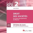 Couverture du livre « DCG 2 ; droit des sociétés (et autres groupements d'affaires) (édition 2018/2019) » de Laetitia Simonet aux éditions Gualino