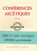 Couverture du livre « Conferences ascétiques » de Martin Dom Claude aux éditions Nel