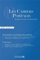 Couverture du livre « Les Cahiers Portalis n°12 : L'intégrité scientifique des juristes » de Julien Padovani aux éditions Pu D'aix Marseille