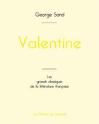 Couverture du livre « Valentine de George Sand (édition grand format) » de George Sand aux éditions Editions Du Cenacle