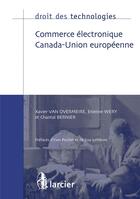 Couverture du livre « Commerce électronique Canada-Union européenne » de Chantal Bernier aux éditions Larcier