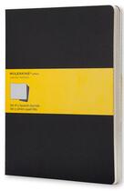 Couverture du livre « Cahier quadrille - tres grand format couverture souple en carton noire » de Moleskine aux éditions Moleskine Papet