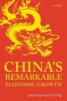 Couverture du livre « China's Remarkable Economic Growth » de Ding Sai aux éditions Oup Oxford