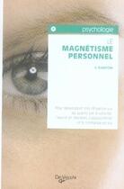 Couverture du livre « Le magnétisme personnel » de Ramponi aux éditions De Vecchi