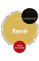 Couverture du livre « René, de Chateaubriand » de  aux éditions Editions Du Cenacle