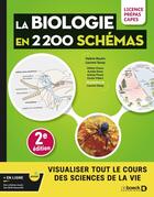 Couverture du livre « Biologie en 2200 schemas - licence, prepas, capes » de Boutin/Geray/Clauce aux éditions De Boeck Superieur