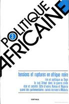 Couverture du livre « Revue Politique Africaine » de Wip aux éditions Karthala