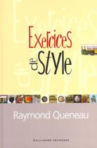 Couverture du livre « Exercices de style » de Raymond Queneau aux éditions Gallimard-jeunesse