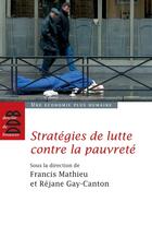 Couverture du livre « Stratégies de lutte contre la pauvreté » de Rejane Gay-Canton et Francis Mathieu aux éditions Desclee De Brouwer