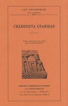 Couverture du livre « Chandogya upanishad » de Fernand Hayot aux éditions Jean Maisonneuve