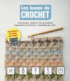 Couverture du livre « Les bases du crochet » de  aux éditions De Saxe