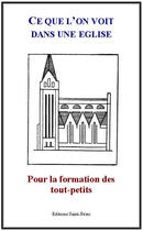Couverture du livre « Ce que l'on voit dans une église » de Inconnu aux éditions Saint-remi