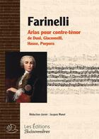 Couverture du livre « Farinelli, Arias Pour Contre-Tenor » de Arangeur J. Manet aux éditions Buissonnieres