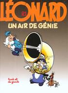 Couverture du livre « Léonard T.21 ; un air de génie » de Bob De Groot et Turk aux éditions Lombard