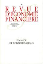 Couverture du livre « Finances et delocalisations - n 90 - ocobre 2007 » de  aux éditions Association D'economie Financiere