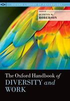 Couverture du livre « The Oxford Handbook of Diversity and Work » de Quinetta M Roberson aux éditions Oxford University Press Usa