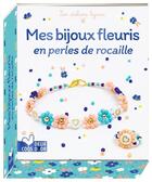 Couverture du livre « Mes bijoux fleuris en perles de rocaille » de Laetitia Lazerges aux éditions Deux Coqs D'or