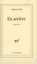 Couverture du livre « En arriere » de Marcel Aymé aux éditions Gallimard