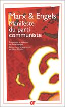 Couverture du livre « Manifeste du parti communiste » de Karl Marx et Friedrich Engels aux éditions Flammarion