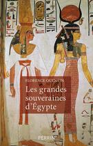 Couverture du livre « Les grandes souveraines d'Egypte » de Florence Quentin aux éditions Perrin