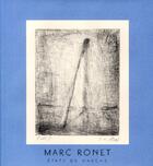 Couverture du livre « Marc Ronet ; l'homme qui marche » de Ripoche et Itzhak Goldberg aux éditions Gourcuff Gradenigo
