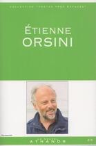 Couverture du livre « Etienne Orsini » de Etienne Orsini aux éditions Nouvel Athanor