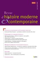 Couverture du livre « Revue d'histoire moderne et contemporaine, 2019-2 - varia » de  aux éditions Belin