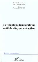 Couverture du livre « L'évaluation démocratique, outil de citoyenneté active » de Jean-Claude Boual aux éditions L'harmattan